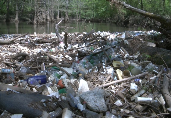 Trash in Little Rock creek spotted from space | thv11.com