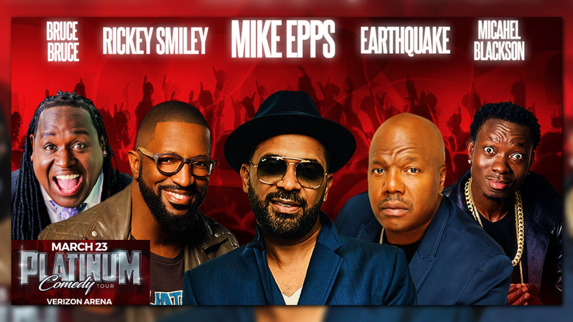 Mike Epps, Rickey Smiley part of comedy tour coming to Verizon