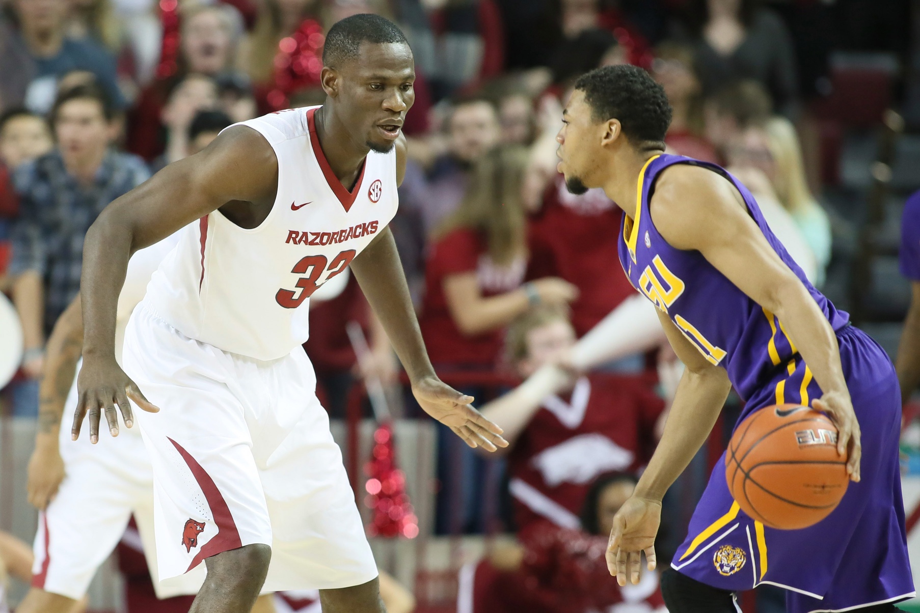 Locksley Razorback Kingsley scores 24 to pace Arkansas past LSU, 99-86 | thv11.com